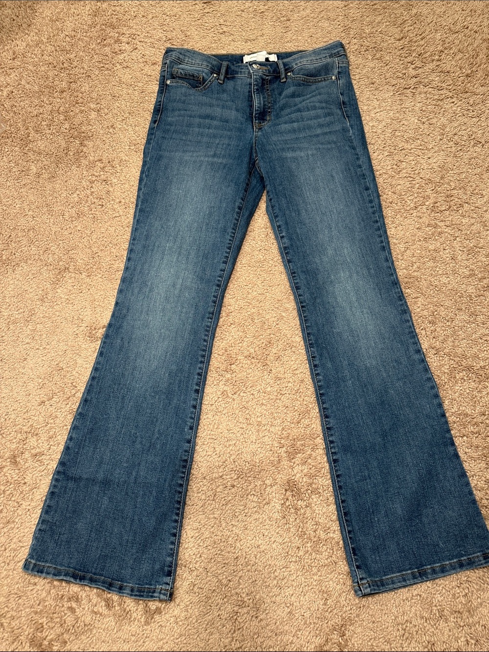 Vintage America Classic Blue Flare Jeans